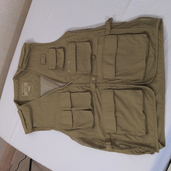 Weekender Traveler Air vest,  unisex L, khaki, LIKE NEW! - Picture 4 of 7